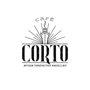 Voici le logo du torréfacteur Corto qui nous fourni des produits servis lors de nos prestations traiteur végétarien pour les entreprises.